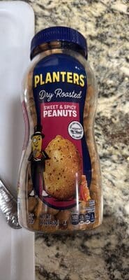 Planters Dry Roasted Sweet & Spicy Peanuts
