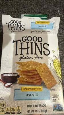 Mondelez International GOOD THINS sea salt Corn & Rice Snacks