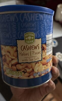 Southern Grove Cashews Halves & Pieces with Sea Salt