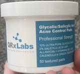 QRxLabs Glycolic/Salicylic Acid Acne Control Pads