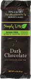Simply Fine Chocolate Candy Bar, Dark Chocolate