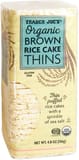Trader Joe's Organic Brown Rice Cake Thins