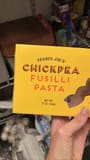 Trader Joe's Chickpea Fusilli Pasta