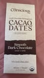 The Conscious Bar Smooth Dark Chocolate Cacao & Dates