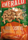 Emerald Roasted & Salted Whole Cashews with Sea Salt