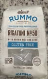 Rummo Rigatoni No. 50 with Brown Rice and Corn