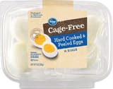 Kroger Cage free hard cooked & peeled eggs