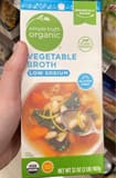 Simple Truth Organic Vegetable Broth