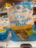 Kroger Tortilla Chips Original White Restaurant Style