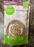 Simple Truth Organic Mushroom soup made with coconut cream
