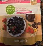Simple Truth Freeze-Dried Raspberries In Dark Chocolate