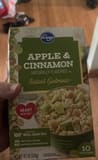 Kroger Apple and Cinnamon instant oatmeal