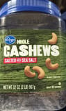 Kroger While Cashews