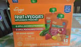 Kroger Fruit & veggies Applesauce Pouches