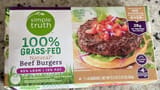 Simple Truth 100% Grass Fed Natural Beef Burgers