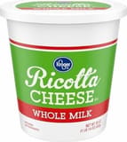 Kroger Whole milk ricotta cheese