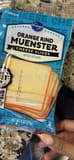 Kroger Orange Rind Muenster Cheese Slices