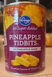 Kroger Pineapple Tidbits, In Pineapple Juice