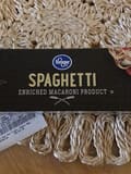 Kroger Enriched, Spaghetti