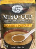 Edward & Sons Golden Vegetable Instant Miso-Cup Soup