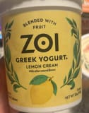 Zoi Greek Yogurt, Lemon Cream