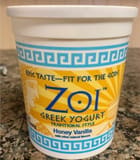 Zoi Greek Yogurt Honey Vanilla
