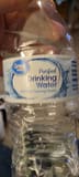 Great Value Purified drinking water
