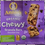 Annie's Organic Chewy Granola Bars Chocolate Chip