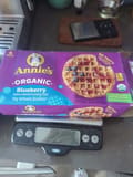 Annie's Organic blueberry waffles