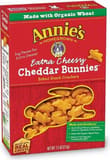 Annie's Homegrown Organic extra cheesy cheddar bunnies snack crackers