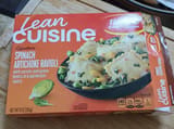Lean Cuisine SPINACH ARTICHOKE RAVIOLI in a parmesan sauce with vegetables