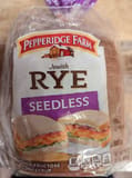 Pepperidge farm jewish rye seedless bread