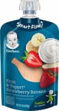 Gerber Purees strawberry banana yogurt toddler baby food pouches
