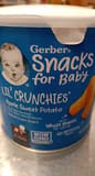 Gerber Graduates lil crunchies baked whole grain corn imp