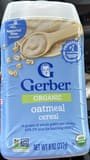 Gerber Organic Oatmeal Cereal