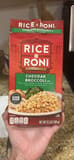 Rice A Roni CHEDDAR BROCCOLI flavor Rice, pasta, cheddar cheese and broccoli with other natural flavors
