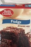 Betty Crocker Fudge brownie