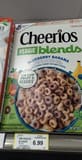 Cheerios Veggie Blends Blueberry Banana