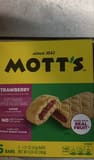 Mott's Motts strawberry, soft baked apple filled bars