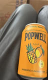 Popwell Tropical mango flavored probiotic soda