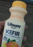 Lifeway KEFIR cultured lowfat milk PEACH
