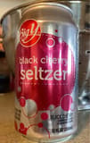 Big Y Black Cherry Seltzer