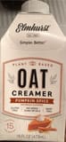 Elmhurst Oat Creamer Pumpkin Spice