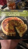 Trader Joe's Broccoli cheddar cheese quiche