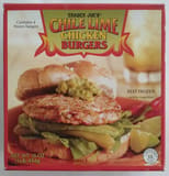 Trader Joe's Chile Lime Chicken Burgers