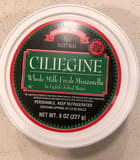 Belgioioso Ciliegine whole milk fresh mozarella