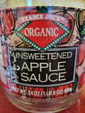 Trader Joe's Organic Unsweetened Apple Sauce