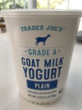 Trader Joe's Grade A Goat Milk Yogurt Plain