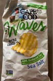 Cape Cod Waves Potato Chips Reduced Fat Sea Salt