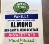 Open Nature Almond Milk Unsweetened Vanilla